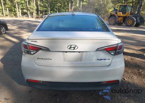 2016 Hyundai Sonata Hybrid Se из США, поврежденный, VIN KMHE24L10GA011379